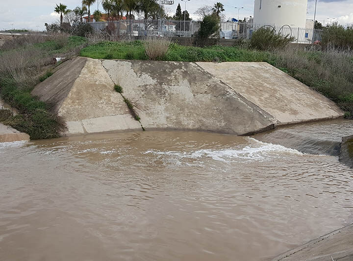 הגנה מפני שטפונות בבסיס חיל האוויר בחצור